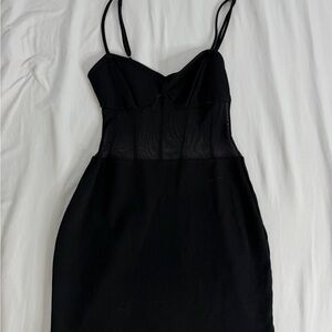 Mossimo Supply Co. Black Mesh Chemise